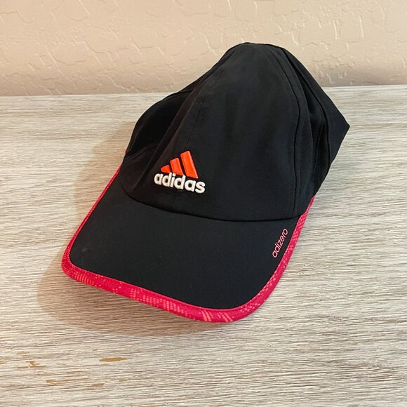 New Adidas Hat Cap Adizero Climacool Black Red Pink Multi NWT - Picture 1 of 10